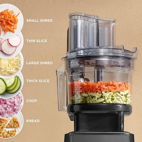 Vitamix Ascent X2 SmartPrep Kitchen System, Professional-Grade Blender, Stainless-Steel Blades, 12-Cup Food Processor Attachment, 48 Oz Blender Container, Black thumbnail 5