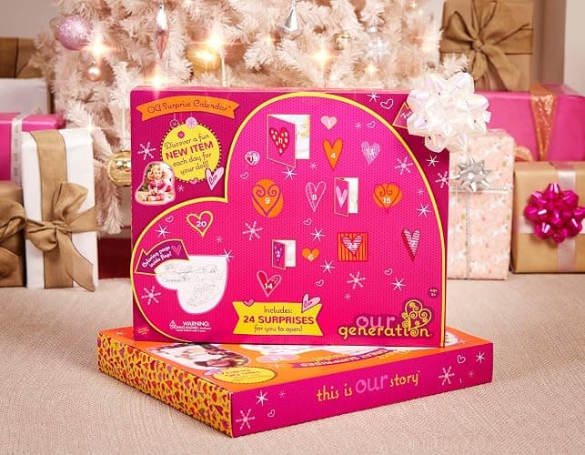 Our Generation – 18-Inch Doll Accessories – Surprise Calendar – Christmas Accessory Advent Calendar – Pretend Play 3+ Years – 37 Pieces Set thumbnail 6
