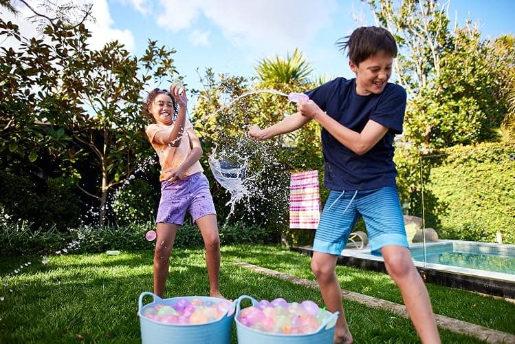 Bunch O Balloons Tropical Party (6 Pack) by ZURU, 200+ Rapid-Filling Self-Sealing Tropical Colored Water Balloons for Outdoor Family, Friends, Children Summer Fun (6 Pack) - Tropical thumbnail 6