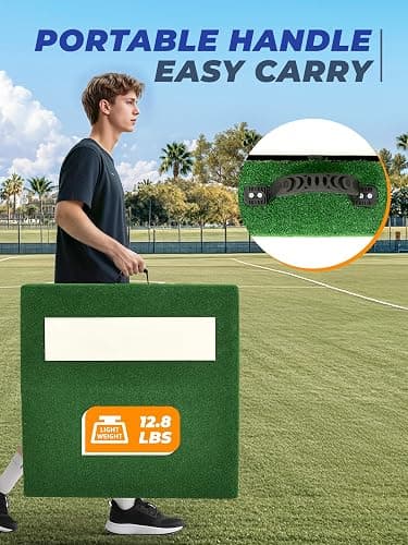 Sturdum Pitching Mound, Portable Pitchers Mound for Baseball Softball with Non-Slip Rubber Plate, Baseball Mound for Pitching Training Game thumbnail 4