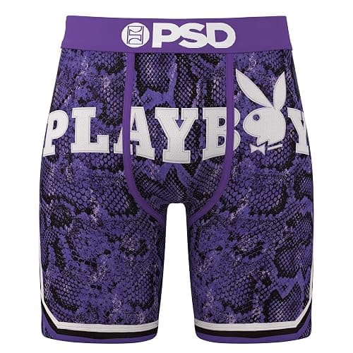 PSD Men's Playboy Bunny Boxer Briefs, Breathable Men's Underwear, Moisture-Wicking Fabric thumbnail 3