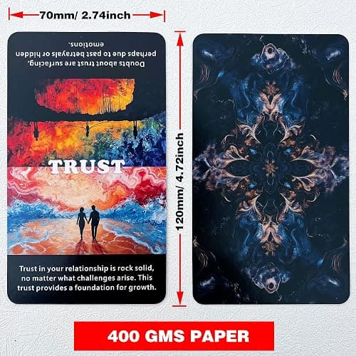 DPEHAKMK Life Situations Oracle Cards, Love and Spiritual Growth Oracle Cards for Beginners, Relationships Oracle Deck, Healing Oracle Deck for Spiritual Development thumbnail 4