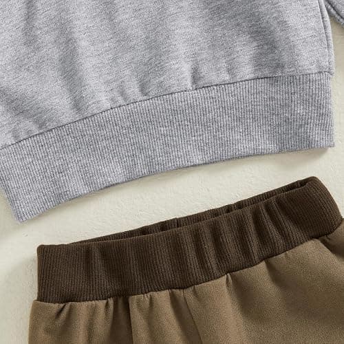 Toddler Baby Boy Fall Winter Clothes Mallard Duck Hoodie Long Sleeve Hooded Sweatshirt Pants Set Cute 2 Piece Outfit thumbnail 6
