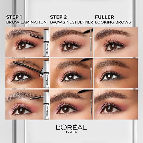 L’Oreal Paris Infallible 24H Brow Lamination, Eyebrow Gel, Lift & Laminate Eyebrows, Transparent Gel, 5ml thumbnail 5