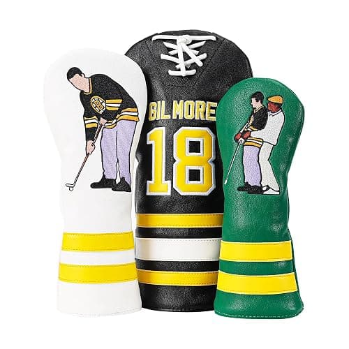 Funny Golf Head Covers - Leather Driver Headcover, Fairway Wood, and Hybrid Covers - Inspired Design with Premium Embroidery - Unique Golf Gift & Accessories for Men and Women Golfers - Image 1