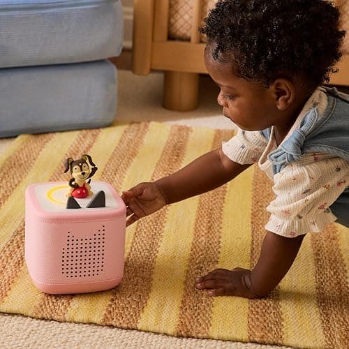 Toniebox 2 Audio Player Starter Set for Kids 1+ with Playtime Puppy - Listen play and grow - Cloud Pink thumbnail 2
