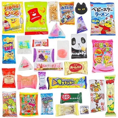 Sakura Box Japanese Snacks & Candy 30 Piece Dagashi Set Gift (Box) - Box thumbnail 5
