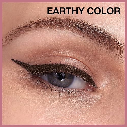 MAYBELLINE New York Hyper Easy Liquid Pen No-Skip Waterproof Eyeliner, Satin Finish, Pitch Brown thumbnail 6