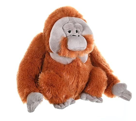 Wild Republic Orangutan Plush, Stuffed Animal, Plush Toy, Gifts for Kids, Cuddlekins 12 Inches - Image 1