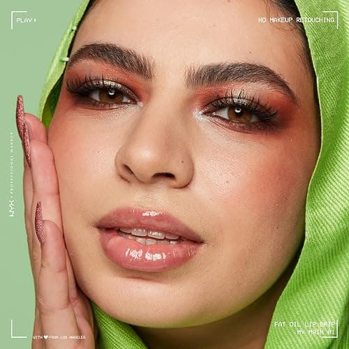 NYX PROFESSIONAL MAKEUP Fat Oil Lip Drip, Moisturizing Lip Oil Gloss, Vegan Tinted Formula, Up to 12 HR Hydration - My Main (Clear) thumbnail 9