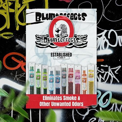 Blunteffects Hand-Dipped Incense Sticks - Premium 144-Pack Variety Set, 12 Different Scents, 11" Long, USA-Made Aromatherapy with Long Burn Time (12 Pack, 144 Total Sticks) thumbnail 3