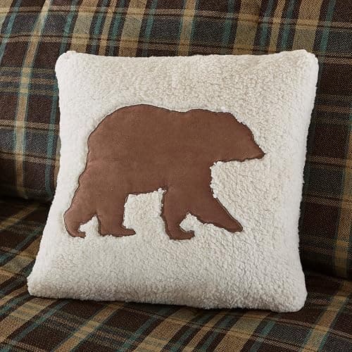 Woolrich Rustic Lodge Cabin Comforter Set - All Season Down Alternative Warm Bedding Layer and Matching Shams, Oversized Queen, Hadley Plaid, Multi thumbnail 4