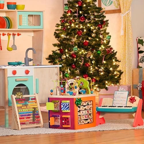B. toys Wooden Piano, Mini Maestro with Color-Coded Songbook | Wooden piano toy with color-coded keys and songbook featuring 6 classical compositions; 3+ Years thumbnail 5
