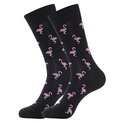 KONY 4 Pairs Women's Cotton Novelty Art Printed Crew Socks Famous Artist Painting Pattern Fashion Socks Gift Size 6-9 thumbnail 7