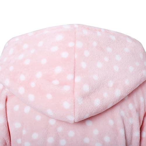 Richie House Women's Plush Fleece Robe, Warm Fleece Bathrobe Size S-XL thumbnail 4