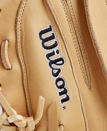 Wilson Fall 2024 A1000® CM33 33” Baseball Catcher’s Mitt - Blonde/Black/White, Right Hand Throw thumbnail 6