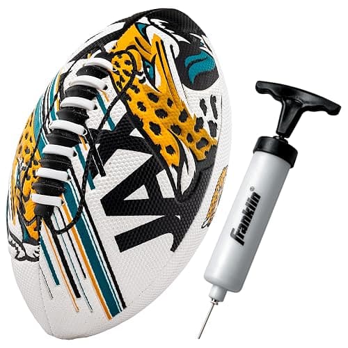 Franklin Sports NFL Team Mini Footballs - Youth 8.5" Official NFL Licensed Football + Air Pump Set - Image 1