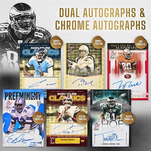 2025 Topps NFL Signature Class Football - Factory Sealed - Value Box thumbnail 8