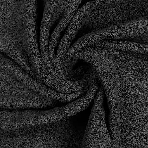 Utopia Towels 8 Piece Premium Towel Set, 2 Bath, 2 Hand, and 4 Wash Cloths, 600 GSM 100% Ring Spun Cotton, Highly Absorbent Towels for Bathroom, Gym, Hotel, and Spa, Black thumbnail 9