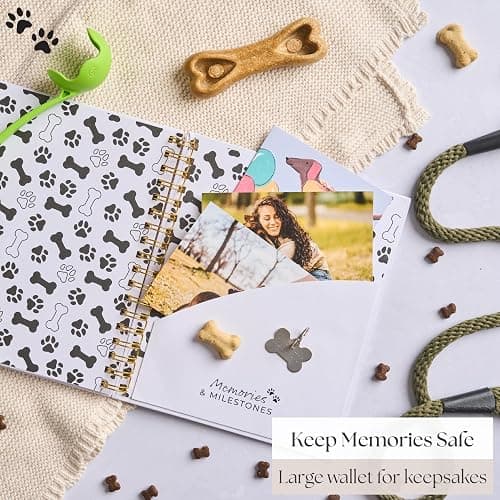 New Puppy Gift – Dog Memory Book & Keepsake Photo Album | Thoughtful Gift for New Puppy Owners, Dog Mums & Dads | Puppy Planner, Diary & Scrapbook thumbnail 8