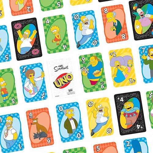 Mattel Games UNO The Simpsons Card Game for Kid, Adult & Family Nights, Parties, Travel & Camping, Toy Collectible Inspired by The Series thumbnail 5