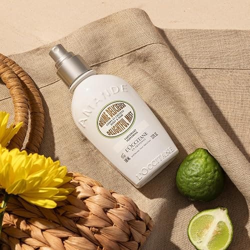 L'OCCITANE Almond Hair & Body Mist, Lightweight Hydrating Fragrance Spray | Hydrating glow finish, sweet gourmand vanilla scent, silky layerable scent, refreshes hair & skin, softens, daily self-care thumbnail 8