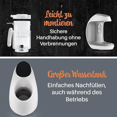Sweety Fox - Multifunktions Babynahrungszubereiter 7-in-1 - Dampfgarer, Mixer, Pulse, Automatische Reinigungsfunktion, Sterilisiert, Gläschenwärmer, Auftaufunktion thumbnail 9