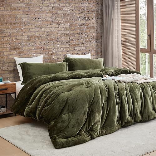 Byourbed Thicker Than Thick - Coma Inducer® Oversized King Comforter Set - Standard Plush Filling - Winter Moss - Image 1