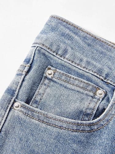 LQI Women's High Waist Baggy Boyfriend Jeans Distressed Wide Leg Denim Pants thumbnail 6