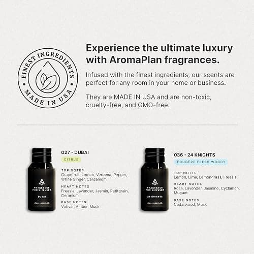 AromaPlan 5 Star Collection Cold Air Scent Diffuser, Whole House (2 Scents Included)- Waterless Smart Aroma, Scent &Time Adjust., App Control, HVAC | Home, Commercial, Hotel | Large Room, 2,000 sq.ft thumbnail 8