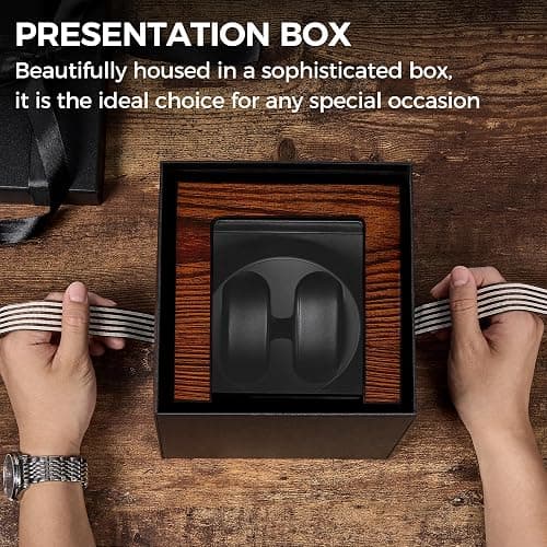 BEWISHOME Remontoir Montre Automatique avec éclairage LED, Boite Remontoir pour Montre Automatique avec Moteur Silencieux, 4 Modes, Alimentation par Batterie ou Adaptateur Type-C, ESYQ02Y thumbnail 8