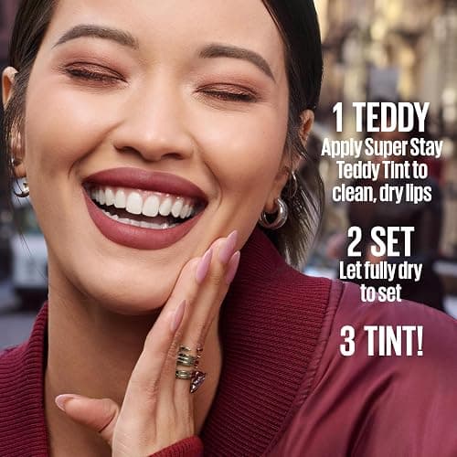 MAYBELLINE Super Stay Teddy Lip Tint, Long Lasting Matte Lipstick For Up To 12HR Wear, Skinnydip, 1 Count thumbnail 7