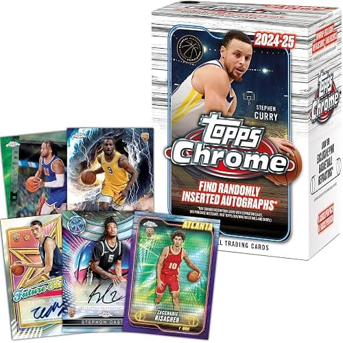 2024-25 Topps Chrome Basketball - Factory Sealed - Value Box thumbnail 2