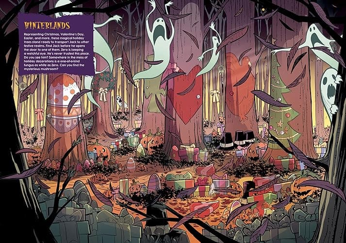 Disney Tim Burton's The Nightmare Before Christmas - Where’s Jack? Look and Find Activity Book - PI Kids thumbnail 4