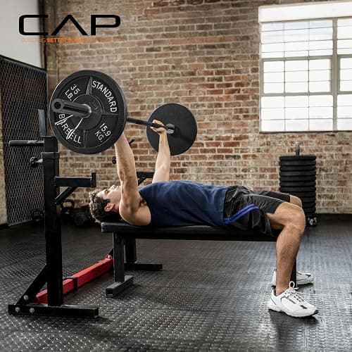 CAP Barbell 6 ft Olympic 2-Inch Solid Barbell | Black thumbnail 6