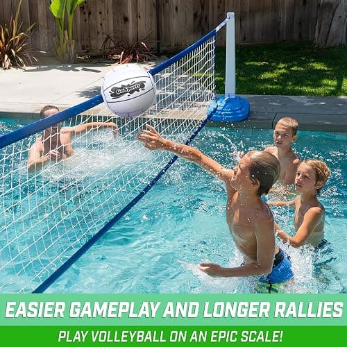 GoSports 12 Inch XL Inflatable Volleyball, 3 Pack - Easier Rallies on an Epic Scale for All Skill Levels thumbnail 3