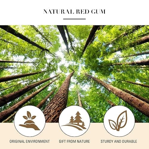 GAVIVOL Bamboo Hair Brush for Hair Growth Natural Bamboo Bristle Brush Detangling Wooden for Scalp Massaging Paddle Hair Brushes for Women Men Curly & Beard Styling HairBrush & Slick Back Hair Brush thumbnail 4