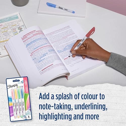 Paper Mate & Sharpie Pens Set | Stationery Supplies | Ballpoint PensHighlightersMechanical Pencils & Correction Tape | Perfect for School & Office | 26 Count thumbnail 5