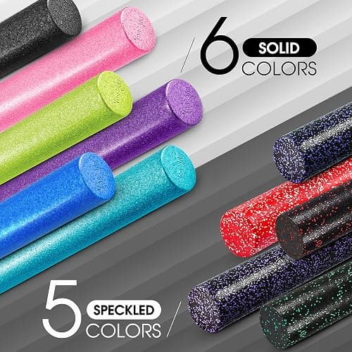 Yes4All High-Density EPP Round Back Roller Foam, Exercise Foam Roller for Yoga, Pilates & Stretching - 12, 18, 24, 36 inch thumbnail 7