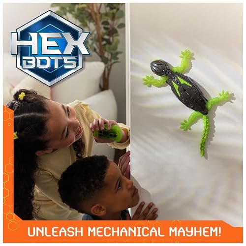 HEX BOTS Wall Crawler Gecko with Official Wall Climber Technology, Rechargeable Remote Control Robot Kids Toys, Prank Toys for Boys & Girls Ages 4 & Up thumbnail 6