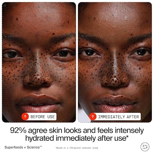 Youth To The People Superberry Hydrate + Glow Dream Mask - Hyaluronic Acid, Squalane, Vitamin C, Face Moisturizer + Overnight Facial, Non-Greasy, Plumps, Brightens, Evens Tone, For Dry + Dull Skin thumbnail 5