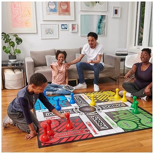 Giant Sorry Classic Family Board Game Indoor Outdoor Retro Party Activity Summer Toy with Oversized Gameboard, for Adults and Kids Ages 6 and up thumbnail 2
