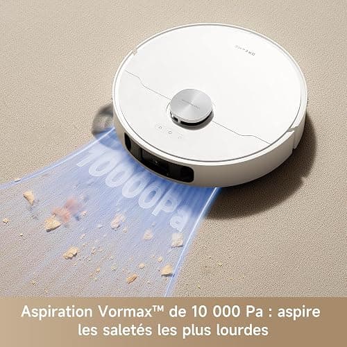 DREAME L10s Ultra Gen 2 Robot Aspirateur Laveur 10 000 Pa, Technologie MopExtend RoboSwing, Base Entièrement Automatique, Mode Animaux, 32 réglages de niveau d'eau, Système de lavage des sols DuoScrub thumbnail 3