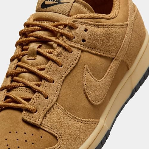 Nike Dunk Low Wheat Mens Lifesyle Shoes (Wheat/Black/Black/Wheat) thumbnail 6