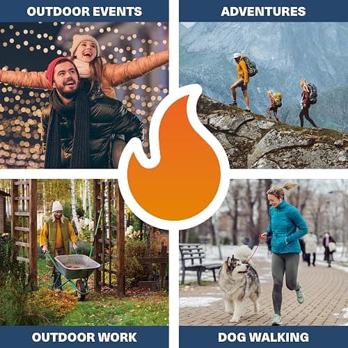 Bramble 80 Adhesive Toe Warmers for Feet (40 Pairs) | Long-Lasting Foot Warmers with Up to 10 Hours of Heat | Heat Pack Disposable Feet Warmers, Foot Warmer for Cold Weather & Outdoor Activities thumbnail 9