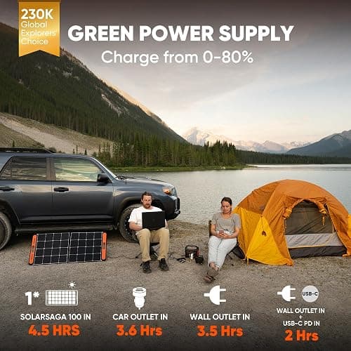 Jackery Portable Power Station Explorer 300, 293Wh Backup Lithium Battery, Solar Generator for Outdoors Camping Travel Hunting Blackout (Solar Panel Optional) thumbnail 3