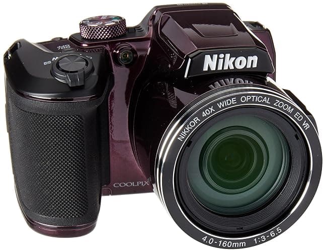 Nikon B500 16 MP Point & Shoot Digital Camera, Plum - Plum - Image 1