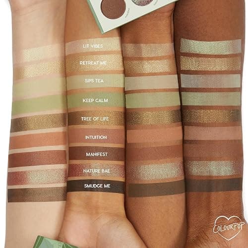 ColourPop Sage the Day Eyeshadow Palette - Sage & Olive Palette with Metallic and Matte Finishes - High-Pigment Eye Makeup with a Long-Wearing Formula (0.3 oz) - Sage the Day thumbnail 3