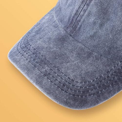 MEINICY 3 Packs Washed-Cotton Plain Baseball Cap, Adjustable Dad Hat thumbnail 6