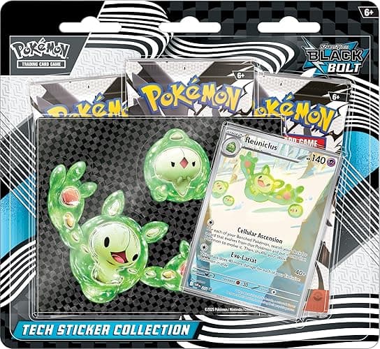 Pokemon TCG Scarlet & Violet 10.5 Black Bolt Tech Sticker Blister - Image 1